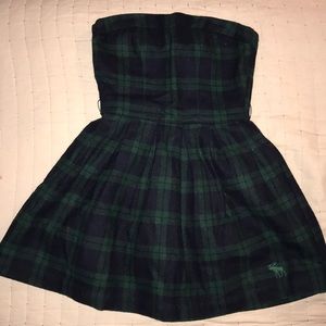 Green Plaid Abercrombie Dress